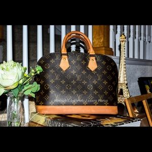 Authentic Louis Vuitton Alma PM Monogram